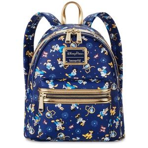 Disney Parks Loungefly Mini Backpack - 50th Anniversary All Over Print, NWT